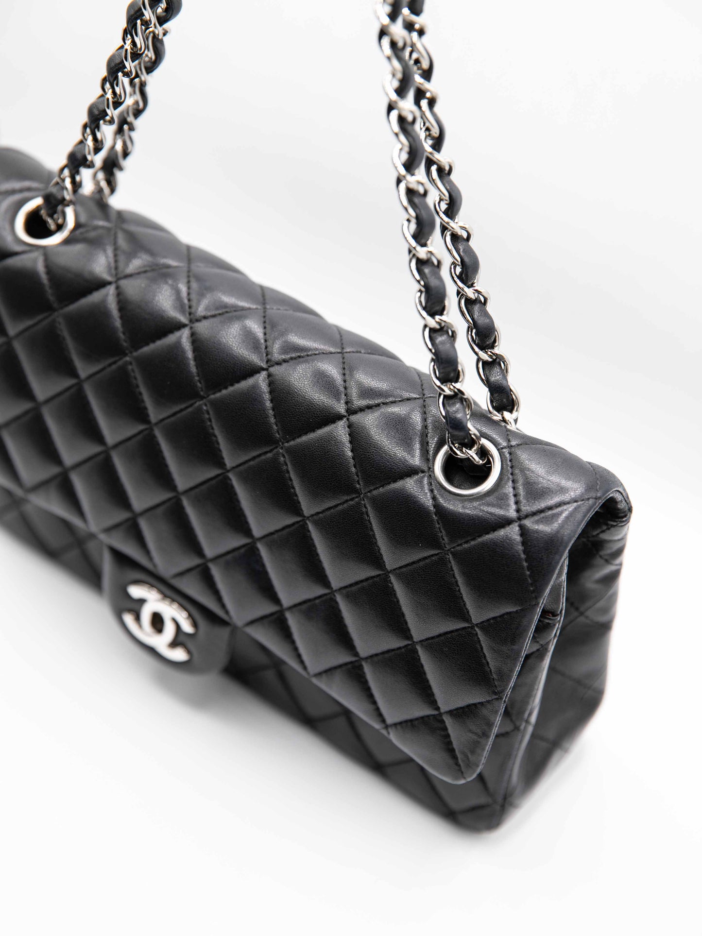 Chanel - Modello Classico Media Nera LAMB SKIN