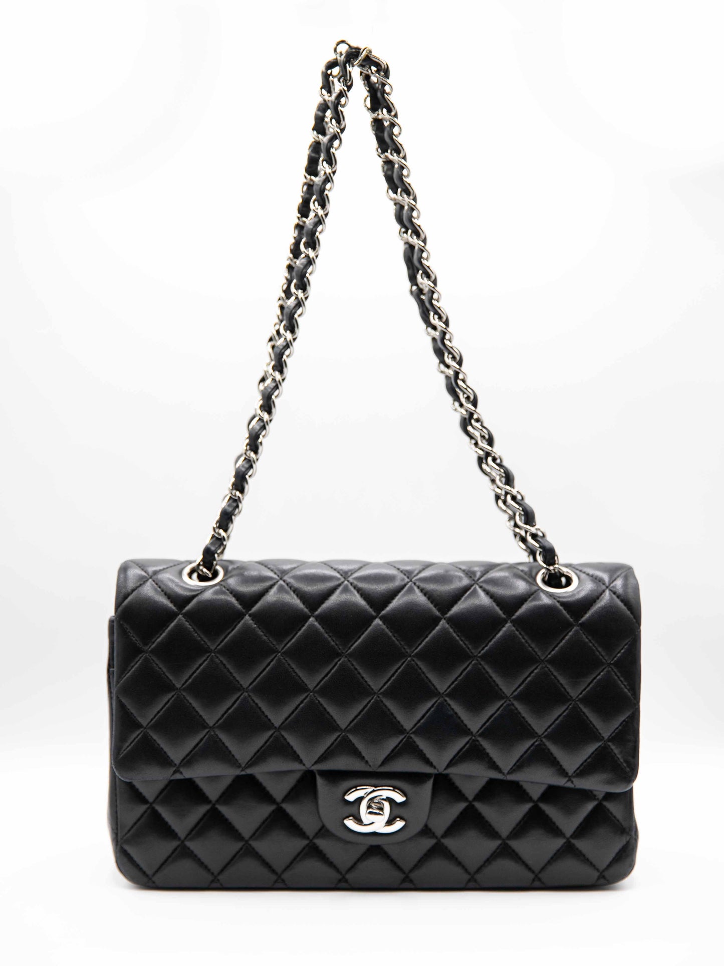 Chanel - Modello Classico Media Nera LAMB SKIN
