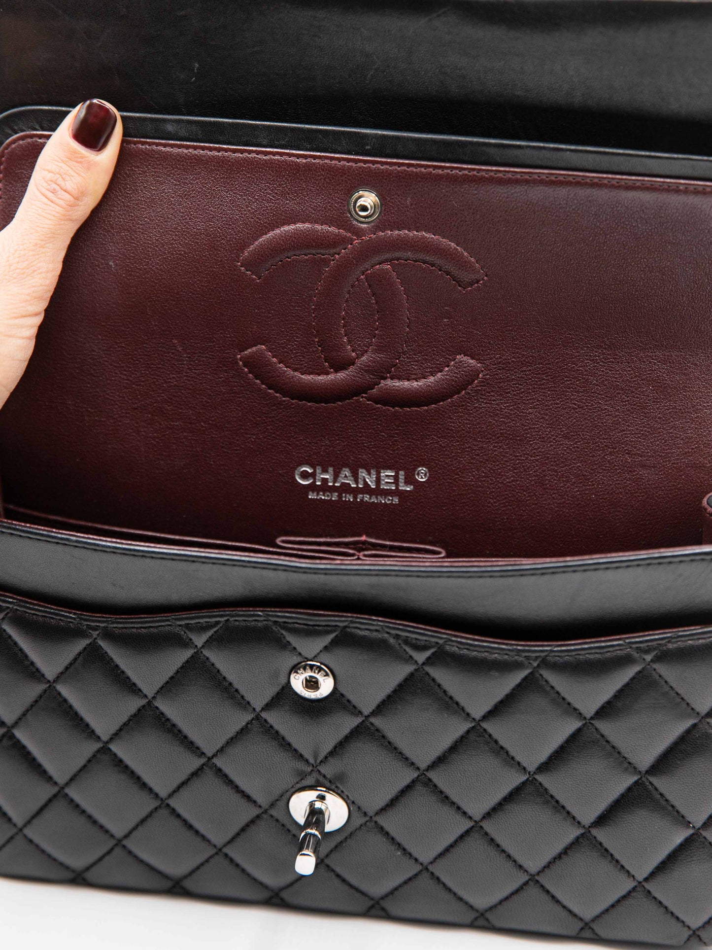 Chanel - Modello Classico Media Nera LAMB SKIN