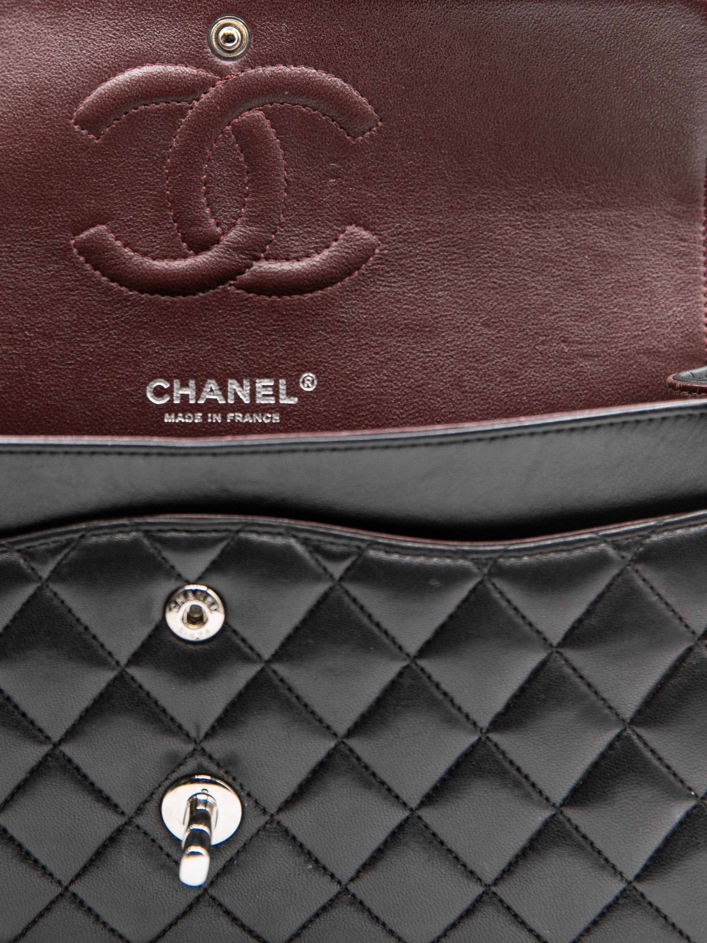 Chanel - Modello Classico Media Nera LAMB SKIN